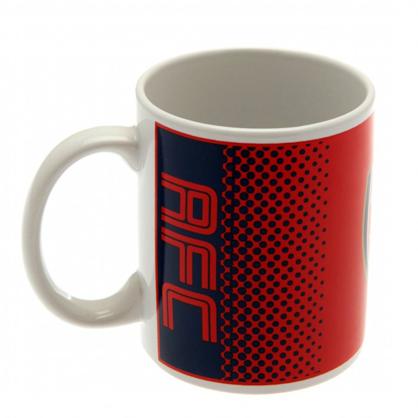 Arsenal FC Fade Design Keramisk Mugg I Acetatbox 9 x 8cm Röd/Vit Red/White/Navy 9 x 8cm