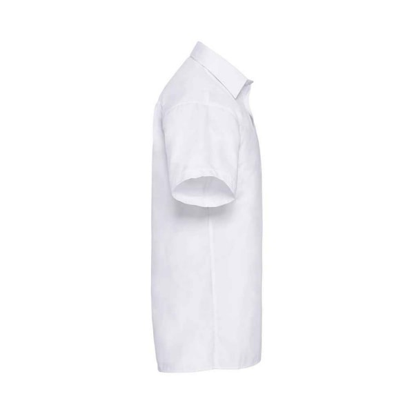 Russell Collection Herr Poplin Easy-Care Skjorta 4XL Vit White 4XL