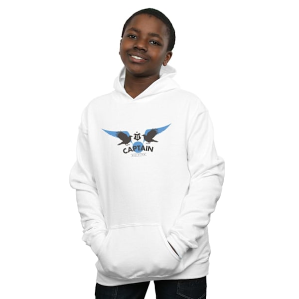 Harry Potter Pojkar Ravenclaw Kapten Hoodie 7-8 År Vit White 7-8 Years