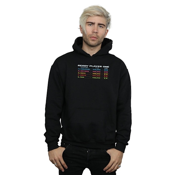 Ready Player One Herr 8-Bit Scoreboard Hoodie XL Svart Black XL