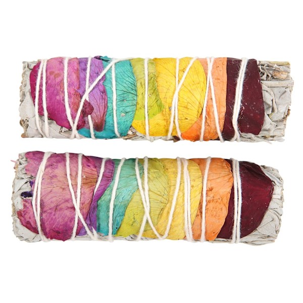 Something Different Rose Petal Sage Smudge Stick Wand (2-pack) Multicoloured One Size
