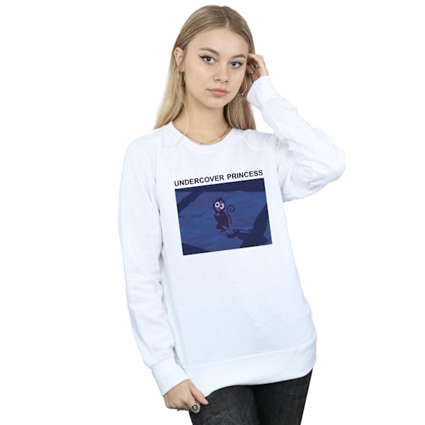 Disney Dam/Damer Aladdin Undercover Princess Sweatshirt L Vit White L