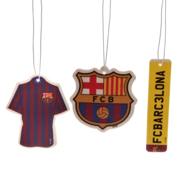 FC Barcelona luftfräschare (paket med 3) One Size Flerfärgad Multicoloured One Size