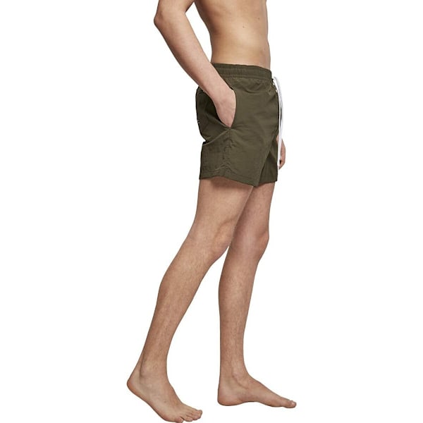 Bygg ditt varumärke badshorts för män XL oliv Olive XL