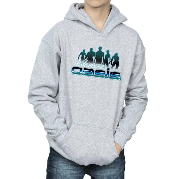Ready Player One Boys Welcome To The Oasis Hoodie 9-11 År Sp Sports Grey 9-11 Years