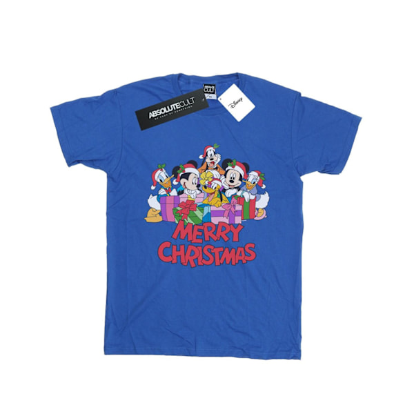 Disney Dam/Damer Mickey Mouse Och Vänner Jul Bomull Royal Blue L