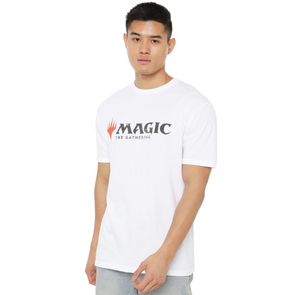 Magic The Gathering Logo T-shirt för män L Vit White L