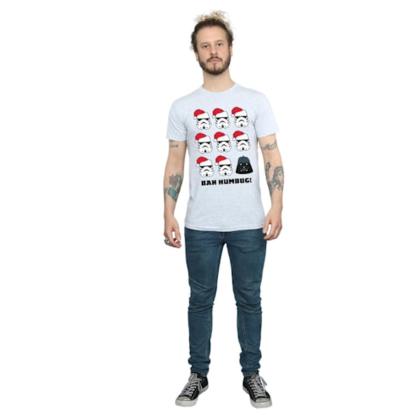 Star Wars Jul Humbug T-shirt XXL Sports Grey för män Sports Grey XXL