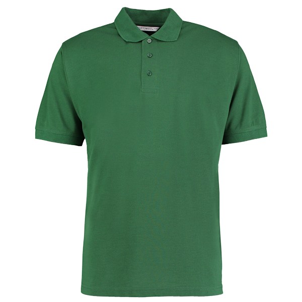 Kustom Kit Klassic Superwash Kortärmad Poloskjorta för Herr 3XL B Bottle Green 3XL