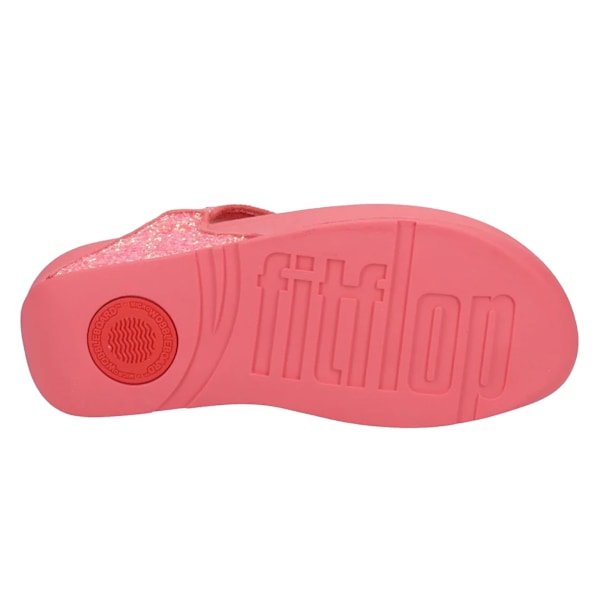 FitFlop Dam/Damer Lulu Glitter Flip Flops 5 UK Rosy Coral Rosy Coral 5 UK