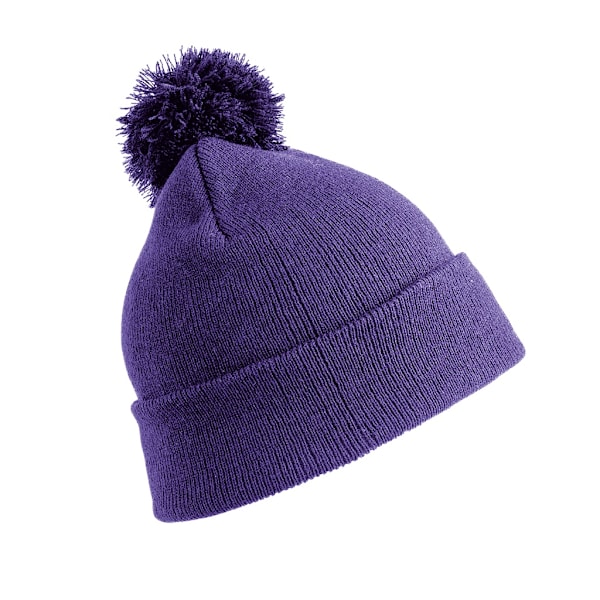 Result Barn/Barn Pom Pom Mössa En Storlek Lila Purple One Size