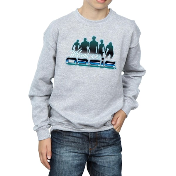 Ready Player One Boys Welcome To The Oasis Sweatshirt 12-13 Yea Sports Grey 12-13 Years