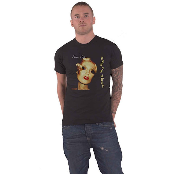 Roxy Music Unisex Adult Dance Away Album Bomull T-shirt M Svart Black M