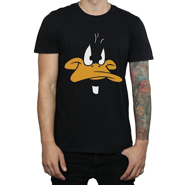 Looney Tunes Herr Daffy Duck Bomulls T-shirt Stor Svart Black L