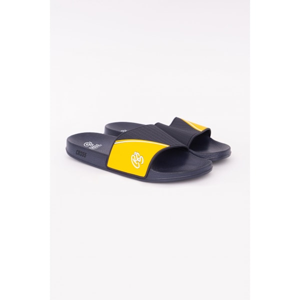 Crosshatch Mens Ventamoore Sliders 7 UK Marinblå/Gul Navy/Yellow 7 UK