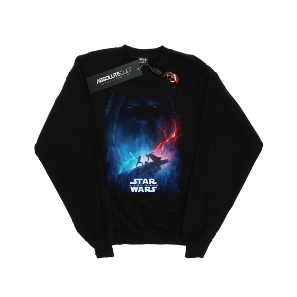Star Wars Girls The Rise Of Skywalker Movie Poster Sweatshirt 3 Black 3-4 Years