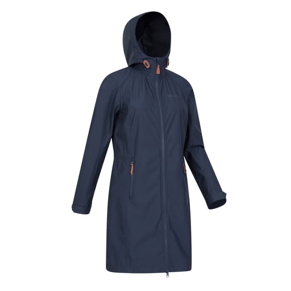 Mountain Warehouse Ioana Longline Softshelljacka för dam Navy 22 UK