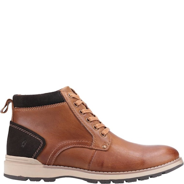 Hush Puppies Dean Läderstövlar för Herr 7 UK Tan Tan 7 UK