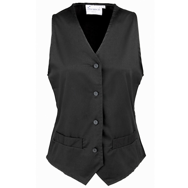 Premier Dam/Dam Hospitality Väst / Catering / Barwear Black 2XL