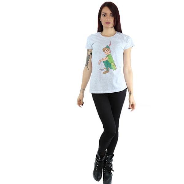 Peter Pan Dam/Dam Classic Heather T-Shirt XXL Heather Grå Heather Grey XXL