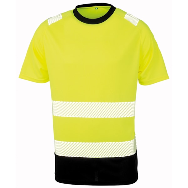 Result Äkta Återvunnen Herr Säkerhet T-shirt XXL-3XL Fluorescerande Fluorescent Yellow XXL-3XL