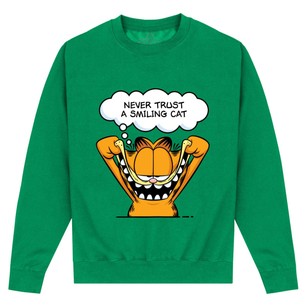 Garfield Unisex Vuxen Leende Cat Sweatshirt XL Celtic Green Celtic Green XL