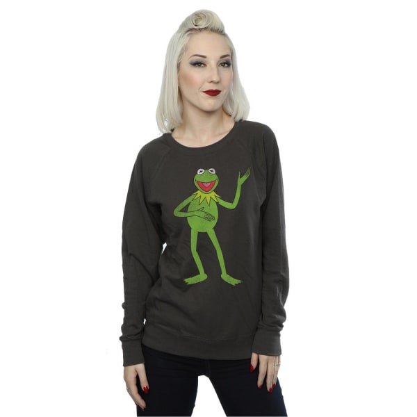 The Muppets Dam/Damer Classic Kermit Heather Sweatshirt S L Light Graphite S
