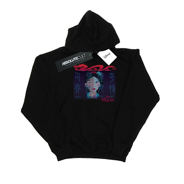 Disney Herr Mulan Geisha Ansikte Hoodie XXL Svart Black XXL