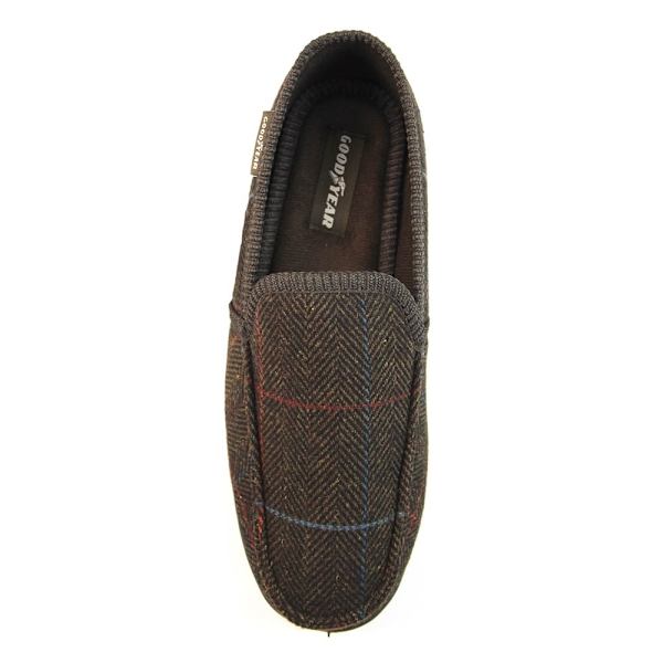 Goodyear herr Eisenhower tofflor 12 UK brun Brown 12 UK