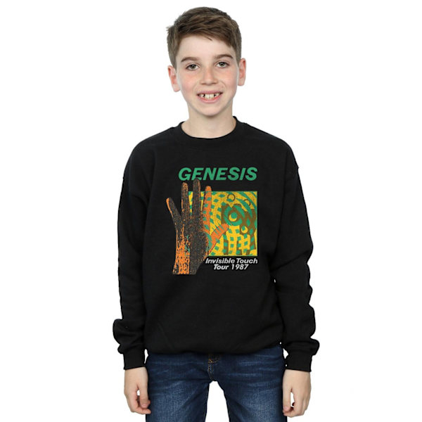 Genesis Boys Invisible Touch Tour Sweatshirt 7-8 år Svart Black 7-8 Years