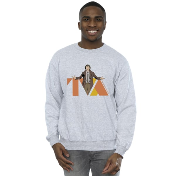 Marvel Herr Loki TVA Pose Sweatshirt XXL Sports Grey Sports Grey XXL