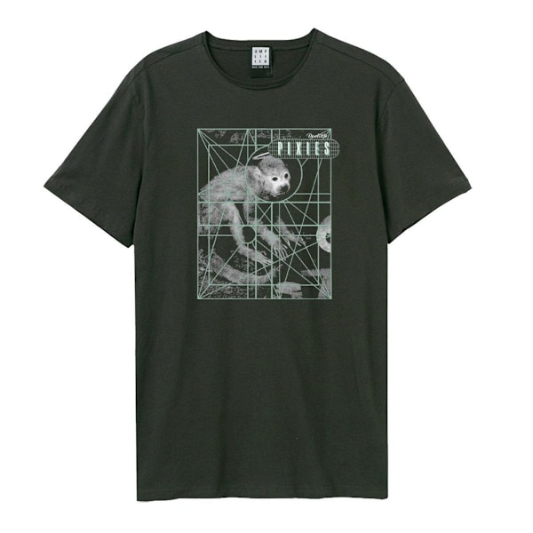 Amplified Unisex Dolittle Pixies T-shirt M Charcoal Charcoal M