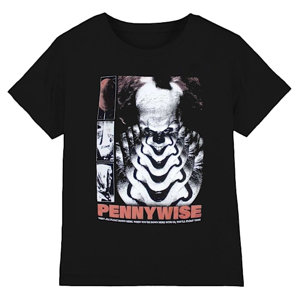 It Unisex Vuxen You´ll Float Too Pennywise T-Shirt L Svart Black L