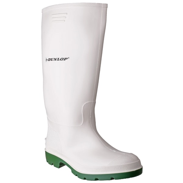 Dunlop Herr Pricemastor 380BV Wellington Boots 44 EUR Vit/Gre White/Green 44 EUR