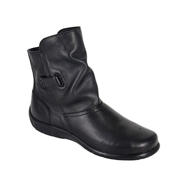 Mod Comfys Damskor/Kvinnors Nappa Läder Superlätta Ankelboots 4 Black 4 UK