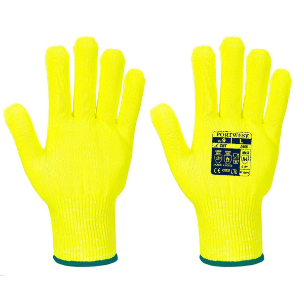 Portwest Unisex Adult A688 Pro Cut Resistant Liner Handskar XXL Y Yellow XXL