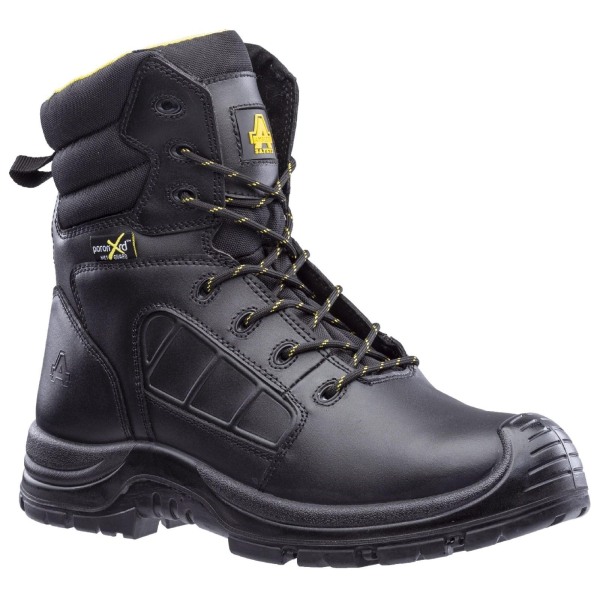 Amblers Mens Berwyn Vattentät Läder Safety Boot 5 UK Svart Black 5 UK