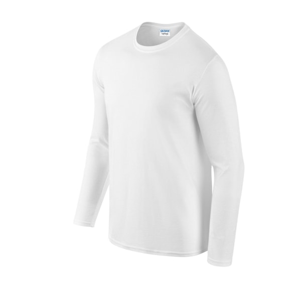 Gildan Unisex Adult Softstyle Långärmad T-shirt M Vit White M