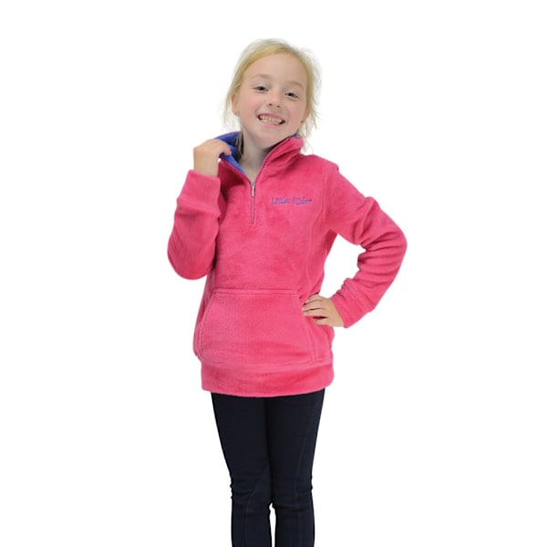 Little Rider Girls Nina Fleece Top 3-4 år Rosa/Marinblå Pink/Navy 3-4 Years