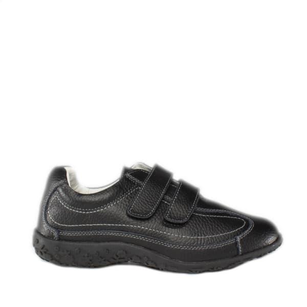 Boulevard Dam/Dam Extra Wide Fitting Touch Fastening Sko Black 7 UK
