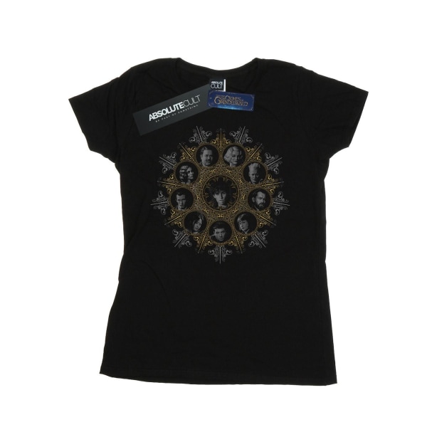 Fantastic Beasts Dam/Damkaraktär Crest Bomull T-shirt X Black XL