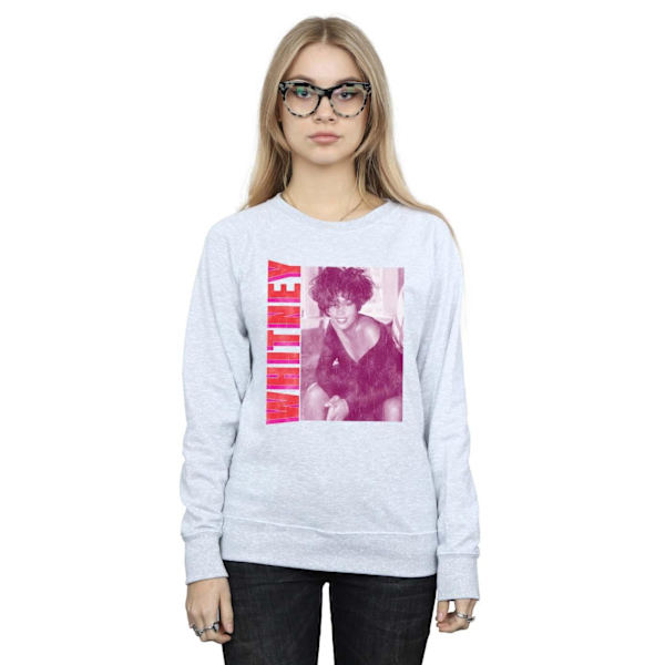 Whitney Houston Dam/Damer Whitney Pose Sweatshirt L Sports Sports Grey L