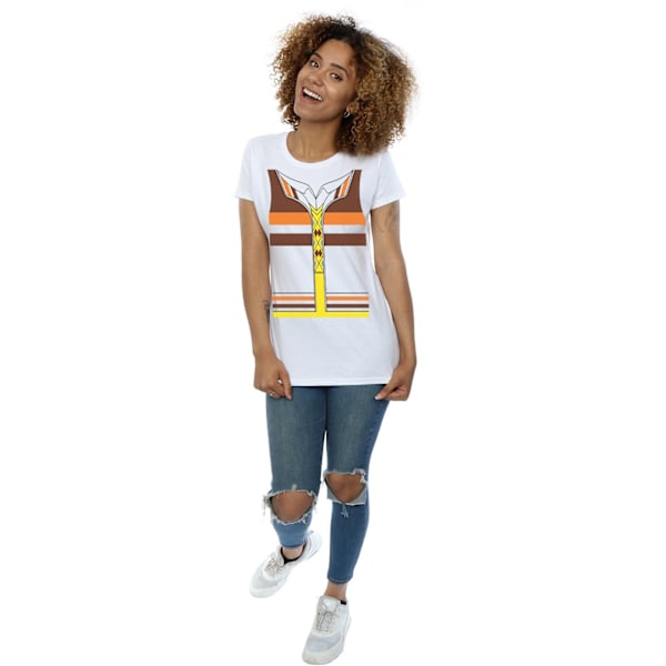 Big Bang Theory Dam/Kvinnor Raj Koothrappali Kostym Bomull T-shirt White L