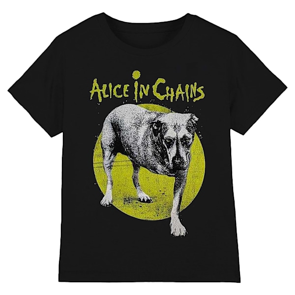 Alice In Chains Unisex Vuxen Trebenad Hund V2 T-Shirt M Svart Black M