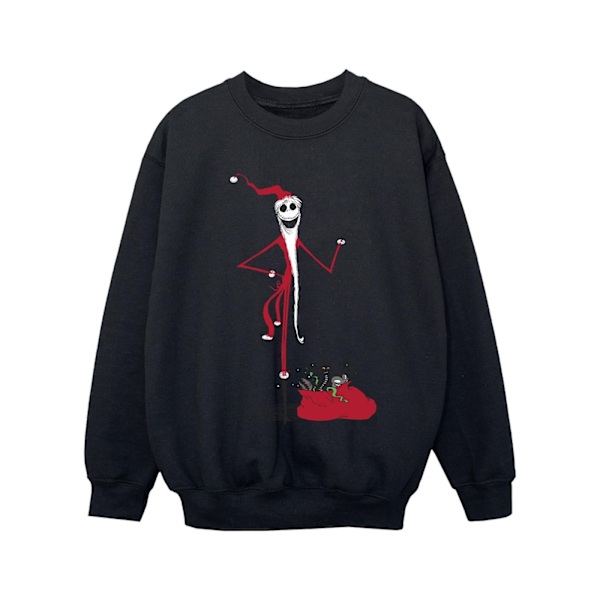 The Nightmare Before Christmas Flickor Julpresenter Sweatshirt Black 5-6 Years