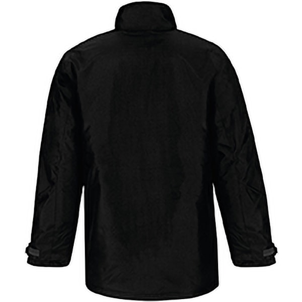 B&C Herr Real+ Premium Vindtät Termo-isolerad Jacka (Vattentät PU-beläggning) Black 2XL