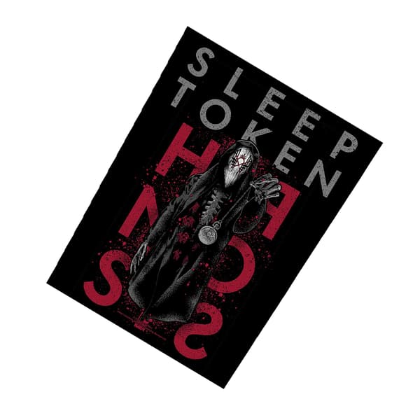 Sleep Token Hypnosis Påsydd Patch One Size Svart/Röd/Grå Black/Red/Grey One Size