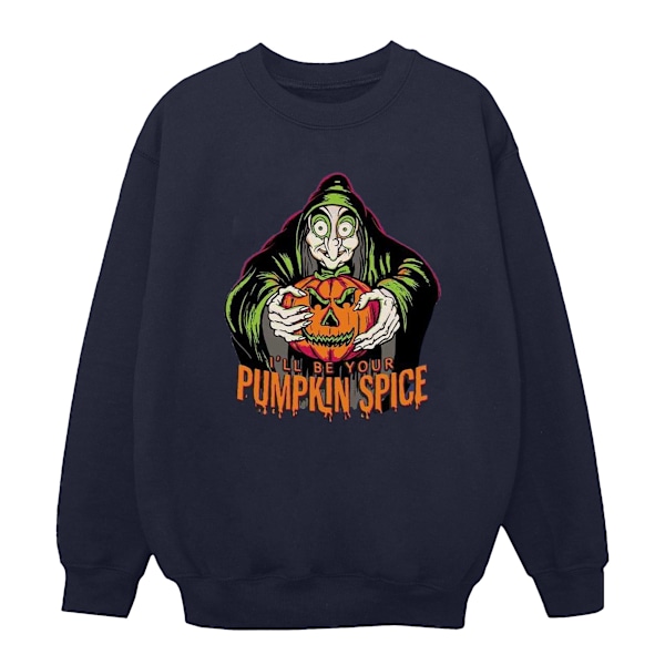 Disney Herr Pumpkin Spice Evil Queen Skurkar Sweatshirt S Marinblå Navy Blue S