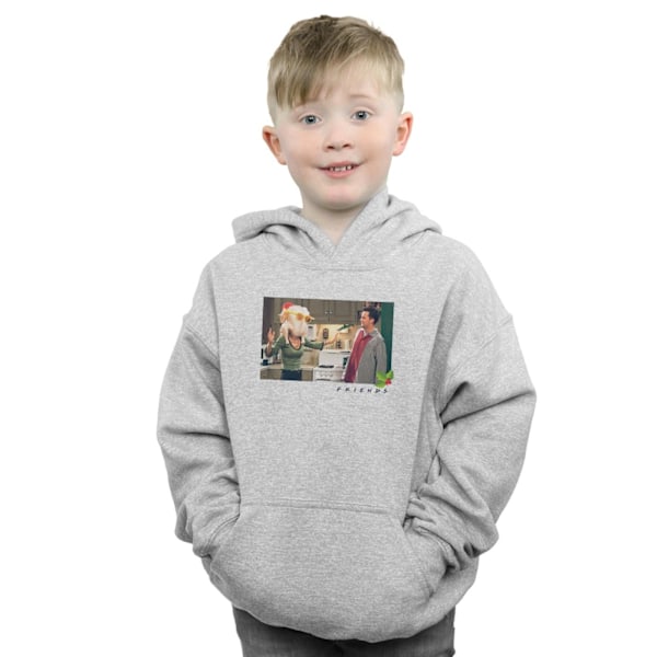 Friends Boys Turkey Head Hoodie 9-11 år Sports Grey Sports Grey 9-11 Years