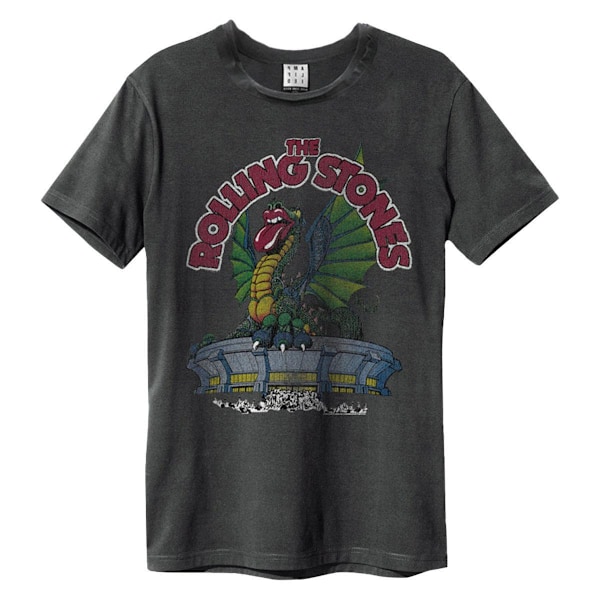 Amplified Unisex Vuxen US Tour 1972 The Rolling Stones Back Pri Charcoal L